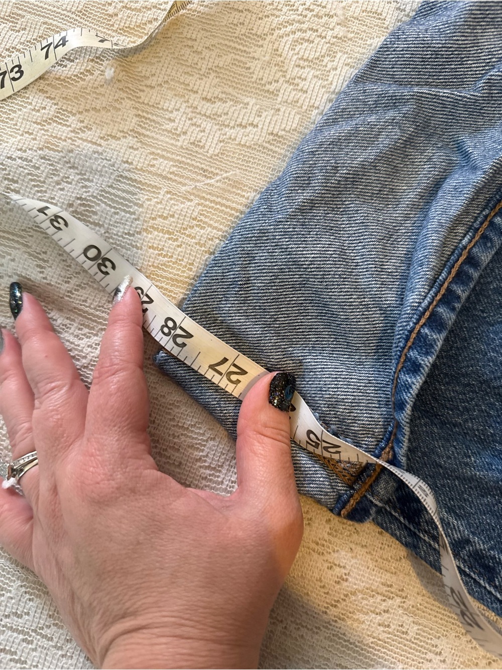 Madewell super wide leg jeans in fannin wash - Picture 9 of 12